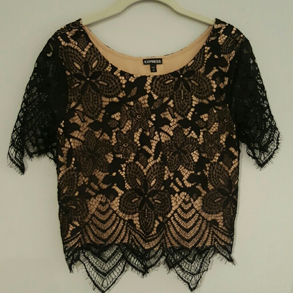Express Lace Crop Top