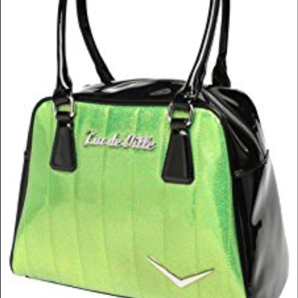 Lux De Ville
Getaway Lime Green Sparkle Tote
