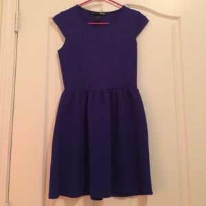 Blue textured Rebel Sugar dress