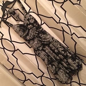 Black and White Party Dress