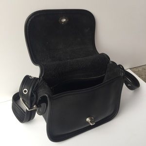 Vintage Coach black leather "Patricia's Legacy"bag