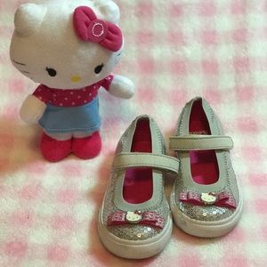 VANS Hello Kitty silver shoes