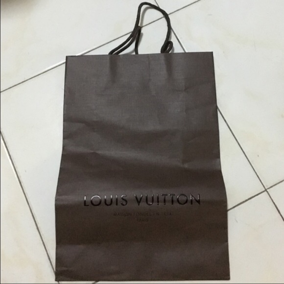 Authentic Louis Vuitton shopping bag