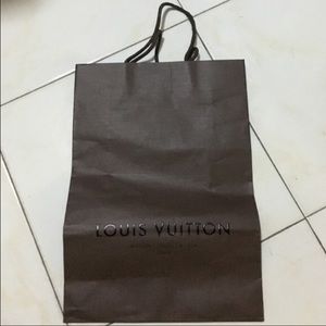 Authentic Louis Vuitton shopping bag