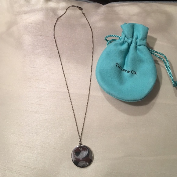 Tiffany Elsa Peretti Round Pendant