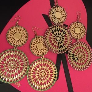 Two pair of earrings