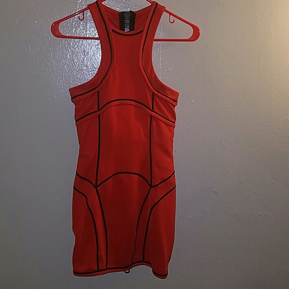 Dsquared2 Orange Racerback style dress - Picture 2 of 4