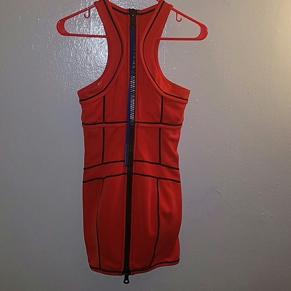 Dsquared2 Orange Racerback style dress - Picture 3 of 4