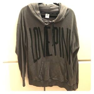 Victoria's Secret PINK gray pullover hoodie