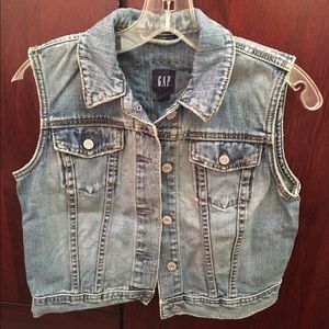 Gap denim vest