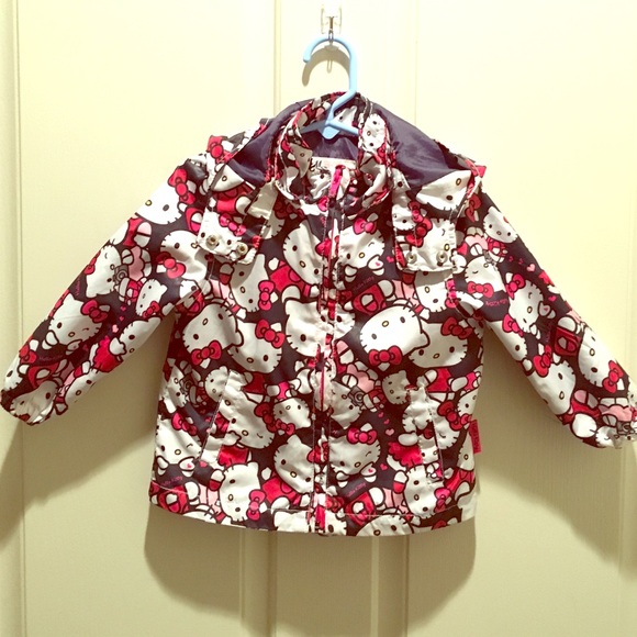 H&M Hello Kitty Nylon Jacket  size 1-1/2 to 2 yrs