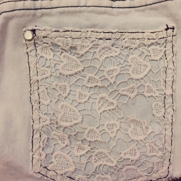 REVERSE Brand Light Wash Jean Shorts - Picture 4 of 4