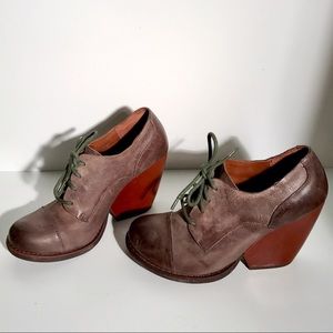 Leather Heeled Booties