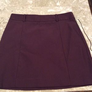 Burgundy Short Express Skirt