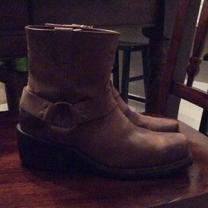 Harley - Davidson Brown Harness Boots 8.5