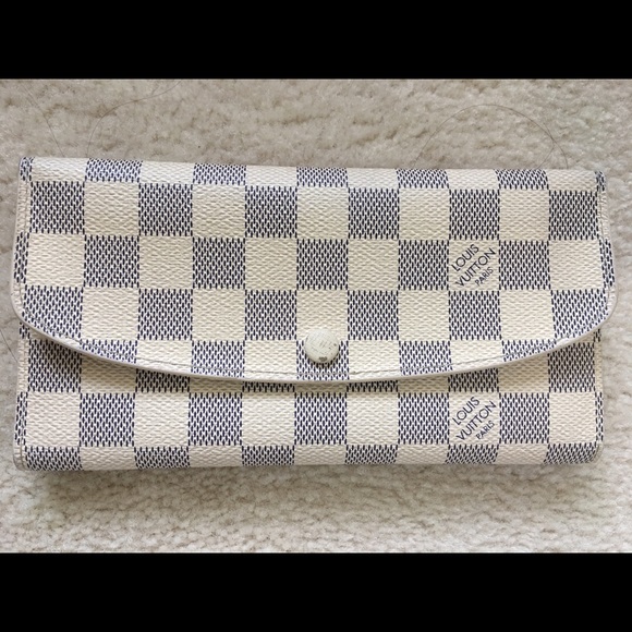 Louis Vuitton Emilie Wallet Damier Azur