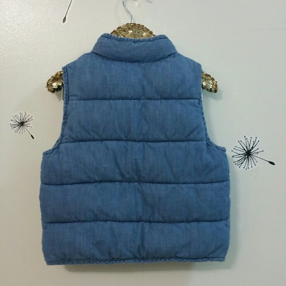 DONATED - GAP Boys 4T Denim vest - Picture 2 of 3