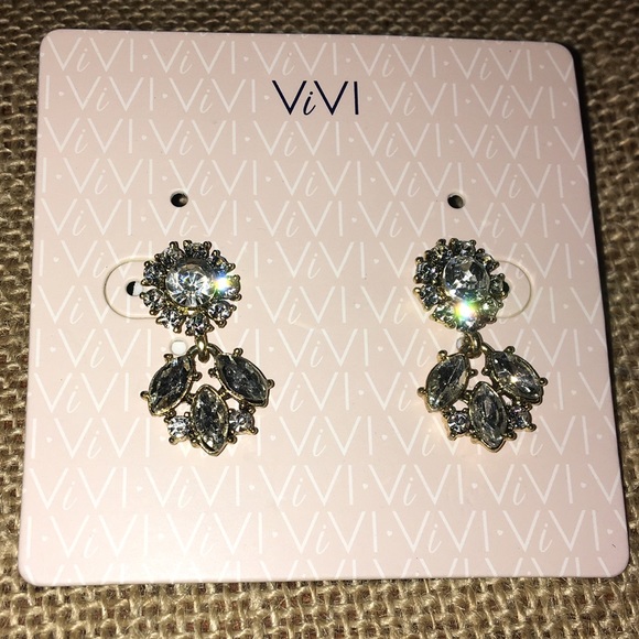 Crystal drop earrings