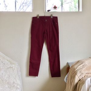 $5 CLOSET! A/X Red Corduroy Skinny Ankle Pants