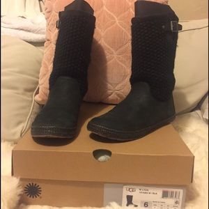 UGG Black Lyza Boots Great Condition