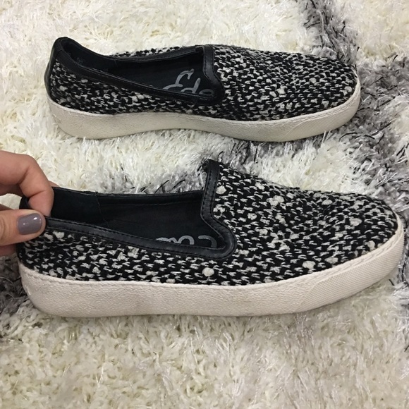 Sam Edelman Tweed Slip Ons - Picture 4 of 4