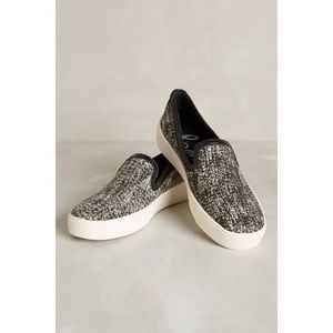 Sam Edelman Tweed Slip Ons