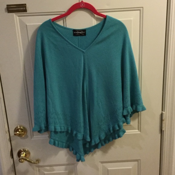 Blue super cute and comfy poncho