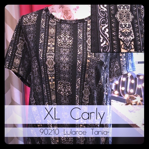 Lularoe XL Carly Hi-low Cashmere feel Dress NWT
