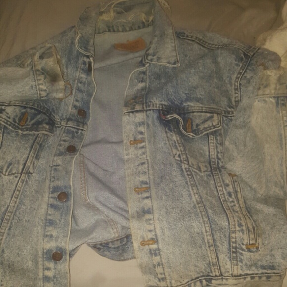 Vintage Levis Distressed Denim Jacket