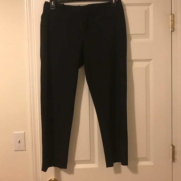 Gap slim cropped black ankle pants