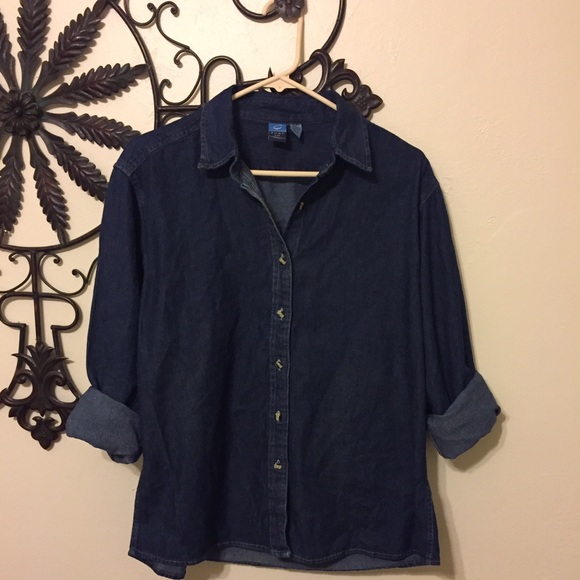 Denim button up shirt - Picture 1 of 3