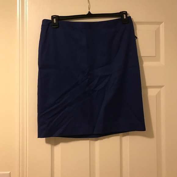 Halogen mid-length pencil skirt.  Royal blue!