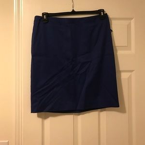 Halogen mid-length pencil skirt.  Royal blue!
