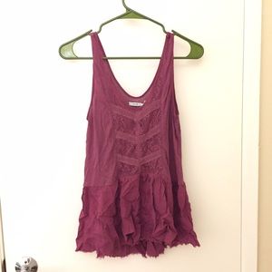 Purple blouse from Urban Outfitters