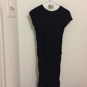 Black fitted dress