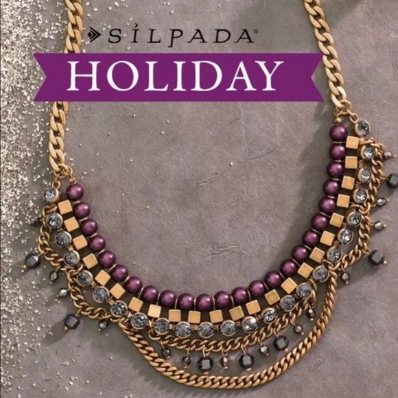 Silpada Jewelry - New Silpada K&R Blue Violet Necklace