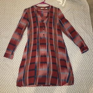 Red plaid pattern Anthropologie Dress size Small