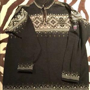 Men's black Dale Norway sweater