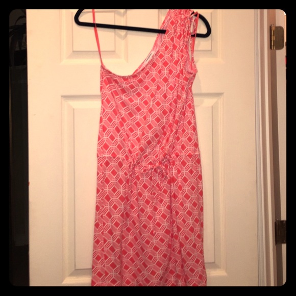 One-shoulder summer dress