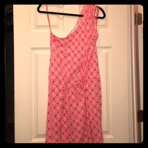One-shoulder summer dress