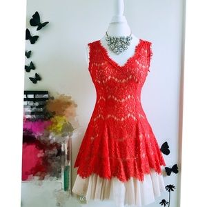 Red/Blue Cocktail Dress