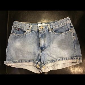 High waisted Tommy Hilfiger jean shorts