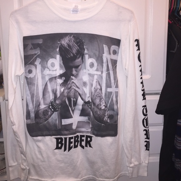 justin bieber PURPOSE tour long sleeve (2016)