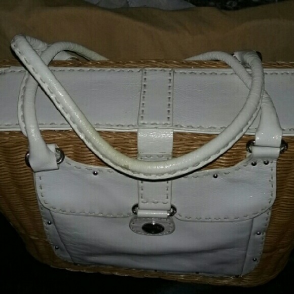 Leather & Wicker purse