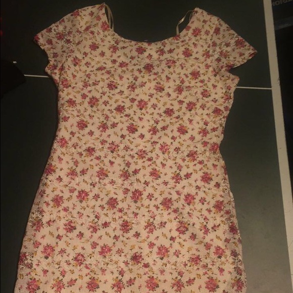 🌸Floral forever 21 body-con dress🌸