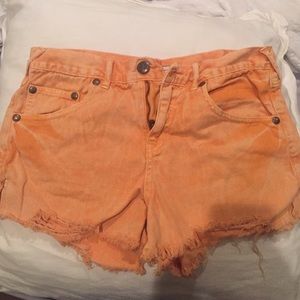 Free People Shorts - Orange