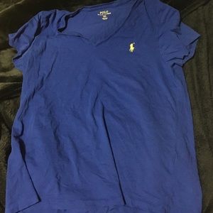 Blue polo Ralph Lauren tee