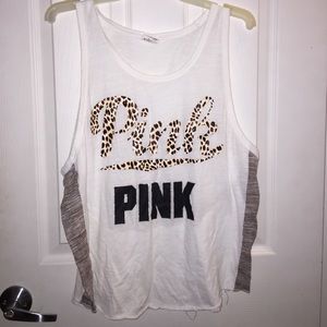 VS Pink Cheetah workout Tank!🐆