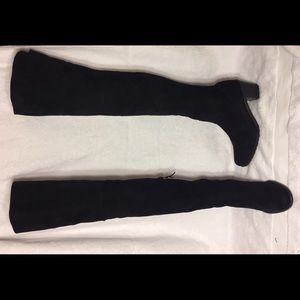 Black Stuart Weitzman OTK Boots Size 8.5