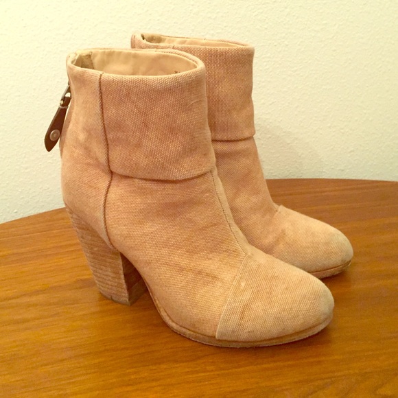 RAG & BONE CANVAS NEWBURRY BOOTIES - Picture 4 of 4